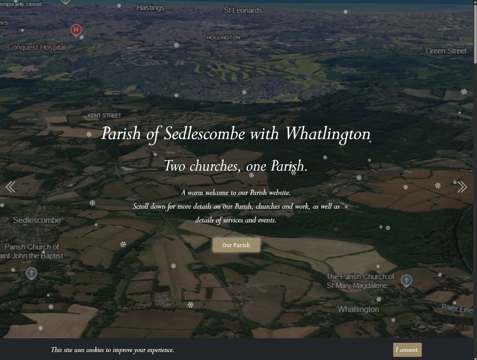 Sedlescombe & Whatlington Parish website preview